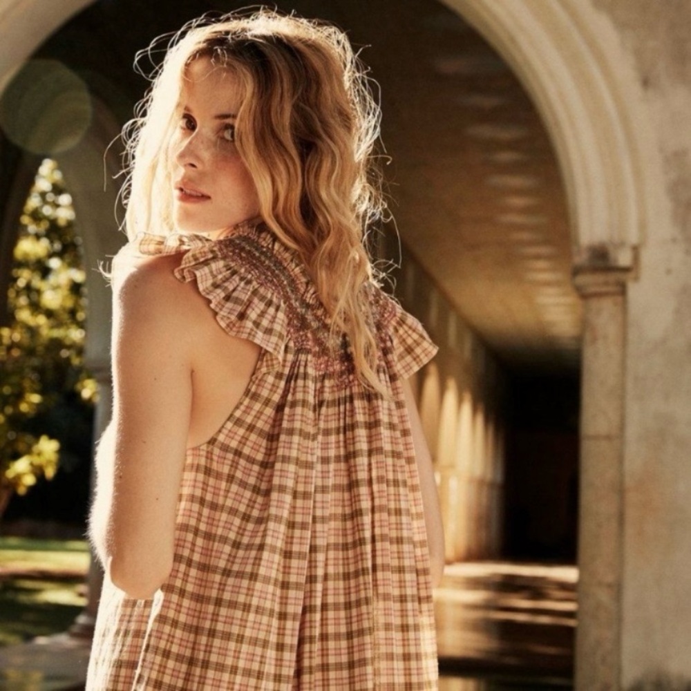 Dôen Austen Plaid Lodge dress. 🩷 - Picture 5 of 11